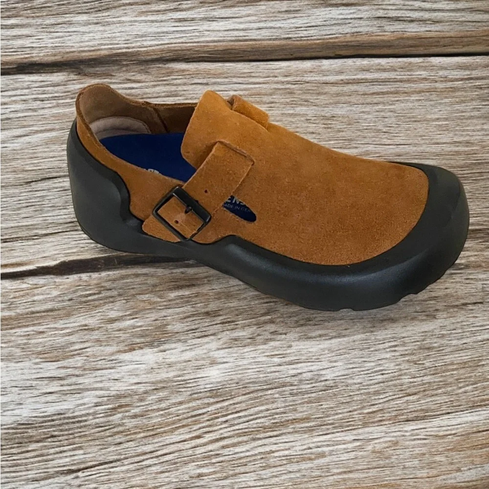 💕Birkenstock Reykjavik Mink Narrow Nubuck Leather Shoes